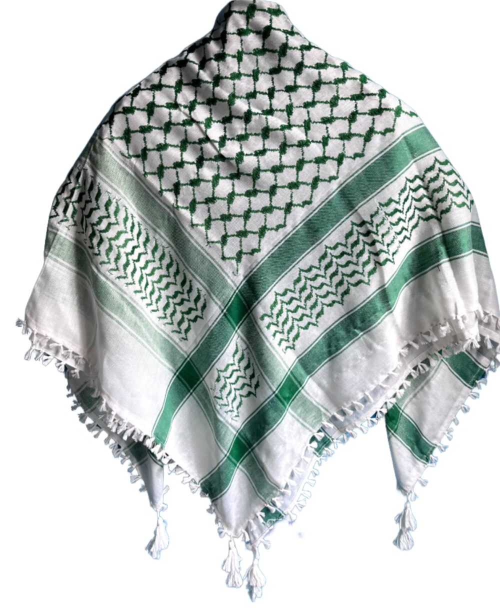 7224 Palestine Keffiyeh Shemagh Unisex Scarf 48x48 Cotton Arafat Hatta Arab